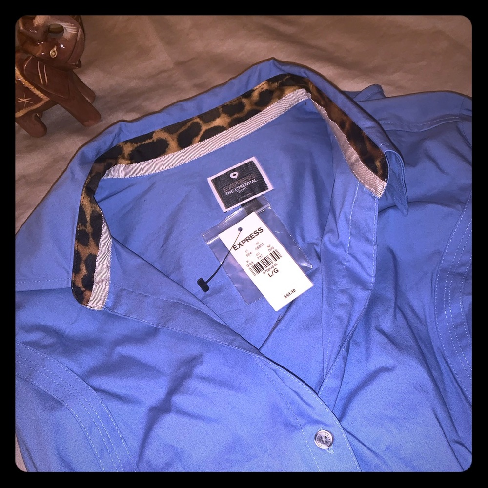 Brand new long sleeve button down EXPRESS